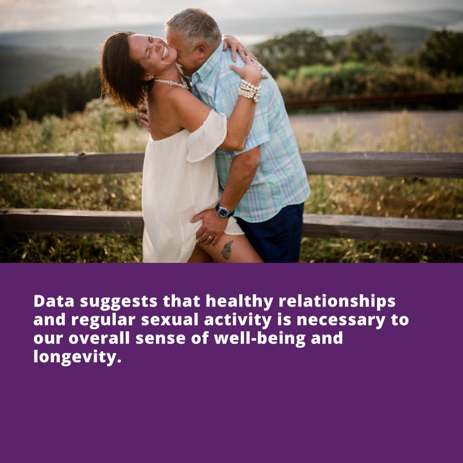 Dating in Your 40s - Data suggests that healthy relationships and regular sexual activity is necessary to our overall sense of well-being and longevity